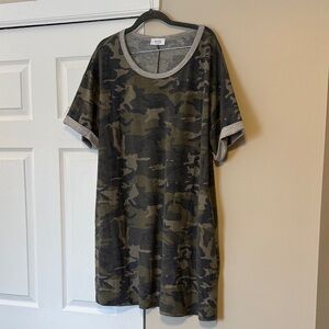 Camo T-Shirt Dress